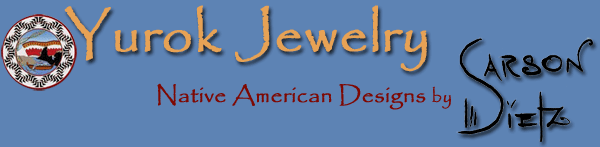 Yurok Jewelry native American Designs by Carson Dietz